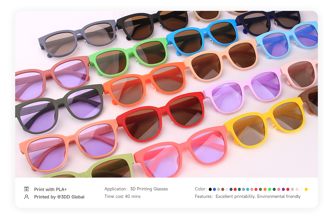 PLA+ 3D Printing Glasses